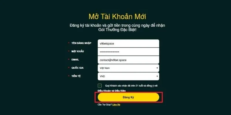 Hướng xử lý lỗi không nhận OTP khi đăng ký V9Bet